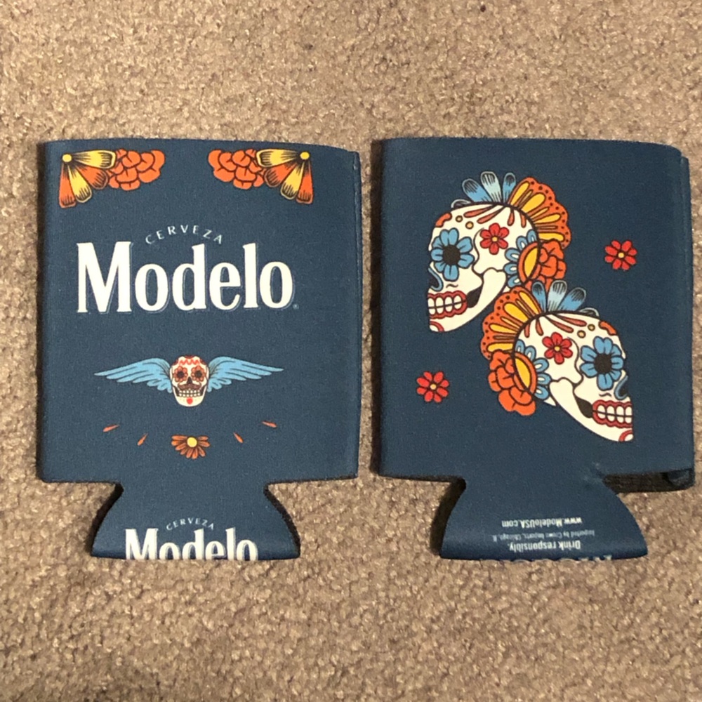 Modelo Dia del Los Muertos Day of the Dead Beer Koozies Can Coolers (25 pk) NEW